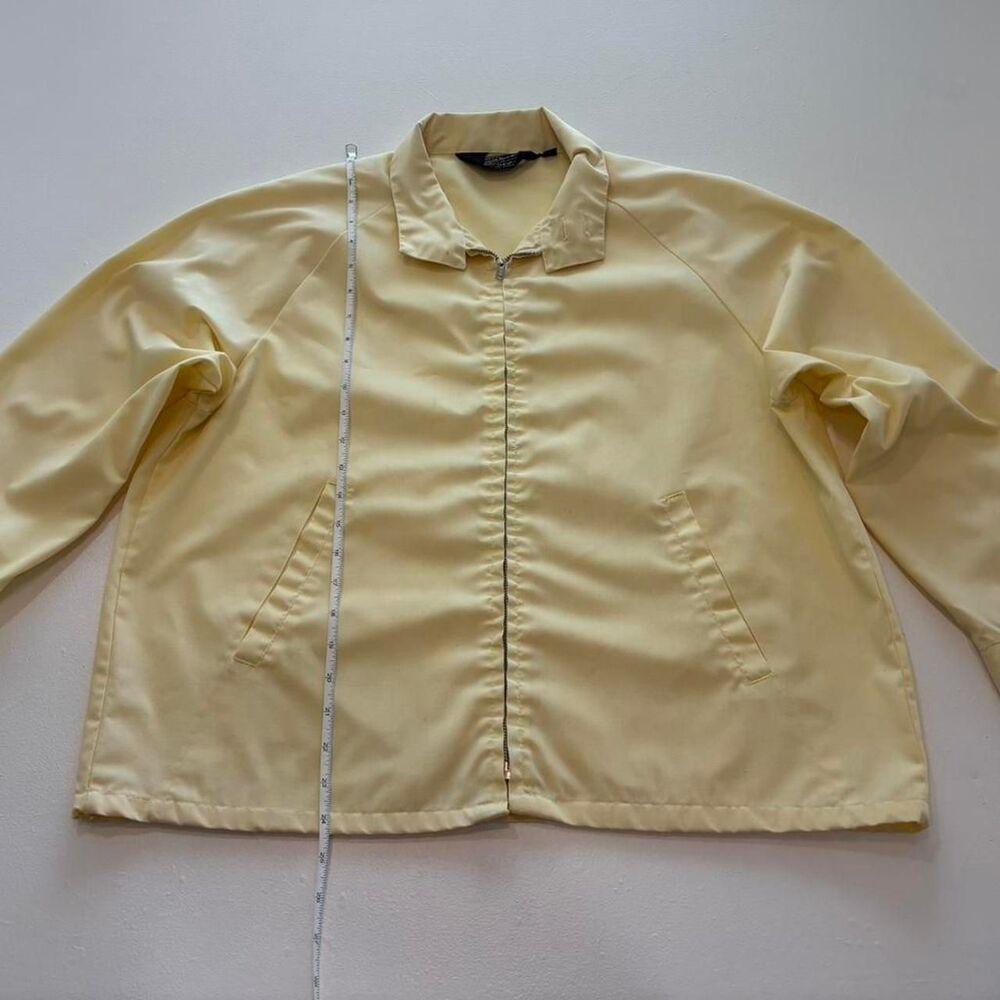 Vintage Butter Yellow Mens Sears Jacket 42 Regular